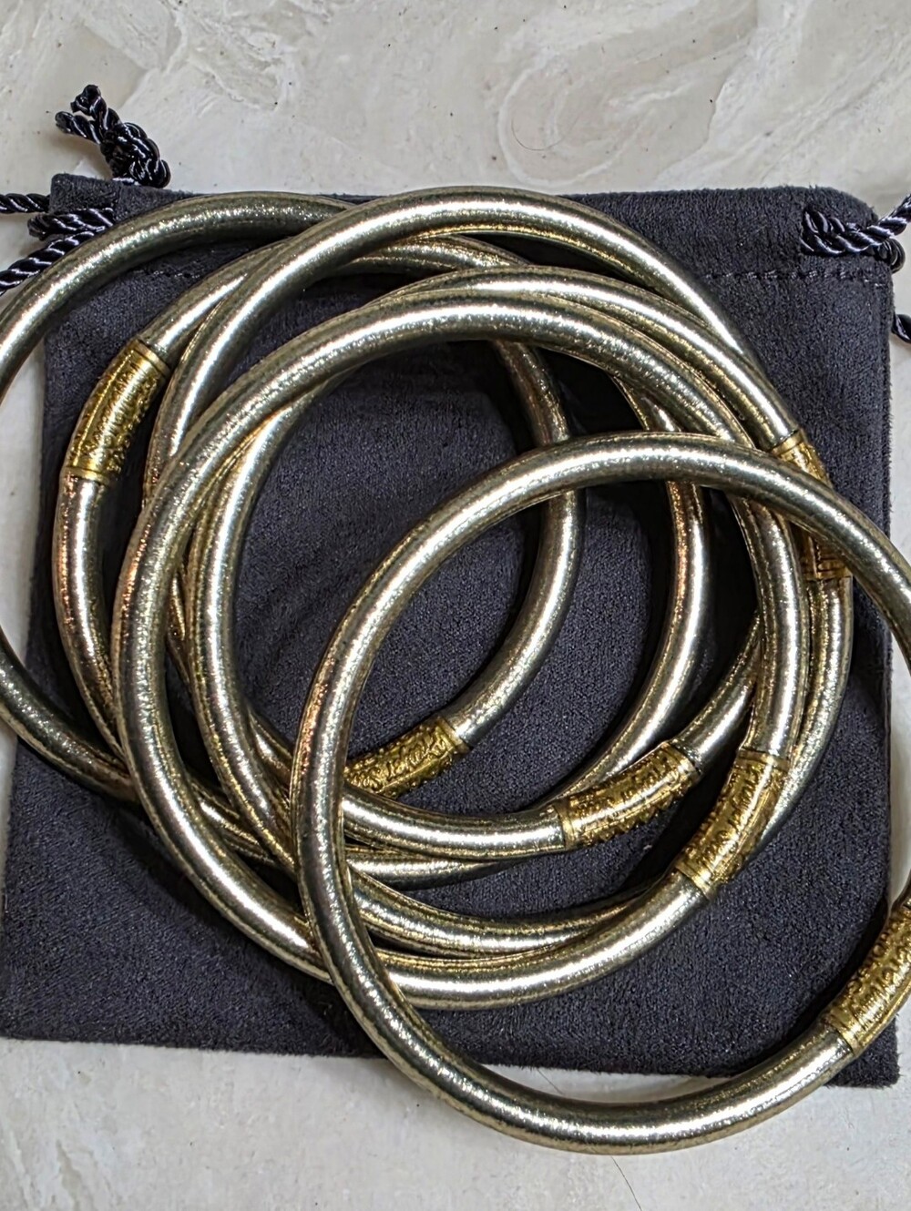 BudhaGirl Etoile All Weather Bangles Set Of 6